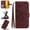 Winered, variant on Mantto for Google Pixel 10 Pro XL Wallet Case with Wrist Strap,Stylish Sunflower Embossed PU Leather Shockproof Protective Magnetic Flip Stand Card Slots Protective Phone Cover,Red