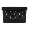 thumbnail image 2 of Caja con Tapa Plastic Trends Modelo Paris Capacidad 17Lts Color Negro 1 Pieza, 2 of 4