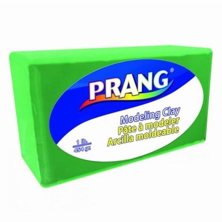 Prang X00784 Non-Hardening Clay Blocks, Green - 1 lbs