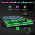 thumbnail image 6 of Muzpu Gaming Keyboard,Mechanical Keyboard,Wired Keyboard,IP57 Waterproof,Ultra Sensitive & Quiet Response,RGB Gaming Backlit Keyboard for PC/Mac Gamers,Black, 6 of 7