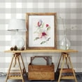 thumbnail image 2 of Chesapeake Amos Light Grey Gingham Prepasted Non Woven Blend Wallpaper, 20.5-in by 33-ft, 56.4 sq. ft., 2 of 3