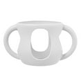 thumbnail image 1 of Fundas de silicona para biberones de vidrio natural. Funda de silicona para biberones con asa, protectora contra roturas, compatible con biberones, 1 of 3