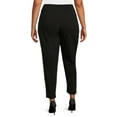 thumbnail image 3 of Just My Size by Hanes Women's Plus Millennium Slim Pants, Regular and Petite, Sizes 1X-4X, 3 of 6