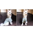thumbnail image 6 of YUEHAO Dog Sweaters for Small Dogs, Dog Clothes Base Bichon Hiromi Schnauzer Cat Pet Striped Clothes Dog Clothes Small Dog Sweater (Purple, L), 6 of 7