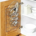 thumbnail image 1 of 43x28cm Cupboard Door Wall Saucepan Pan Lids Storage Rack Holder For 5 Lids Ns2, 1 of 5
