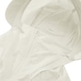 thumbnail image 4 of Miluxas Men Summer Sun Hooded Shirt Zipper Raglan Long Sleeve Sun Protection Hiking Running Vacation Cooling Jacket Beige XL(XL), 4 of 8