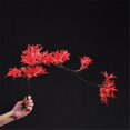 thumbnail image 4 of Simulación de hojas de arce rojo con adornos decorativos for el hogar, sala de estar, plantas en maceta, escritorio, 4 of 4