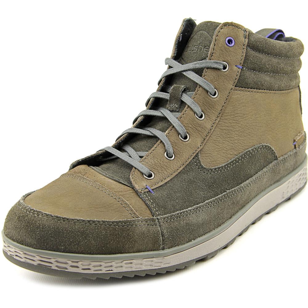 Cushe Burnside Mens Grey Suede Leather High Top Lace Up Sneakers