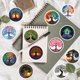 thumbnail image 2 of Pegatinas Tree of Life Creative Artistic, 50 unidades, impermeables, 2 of 2
