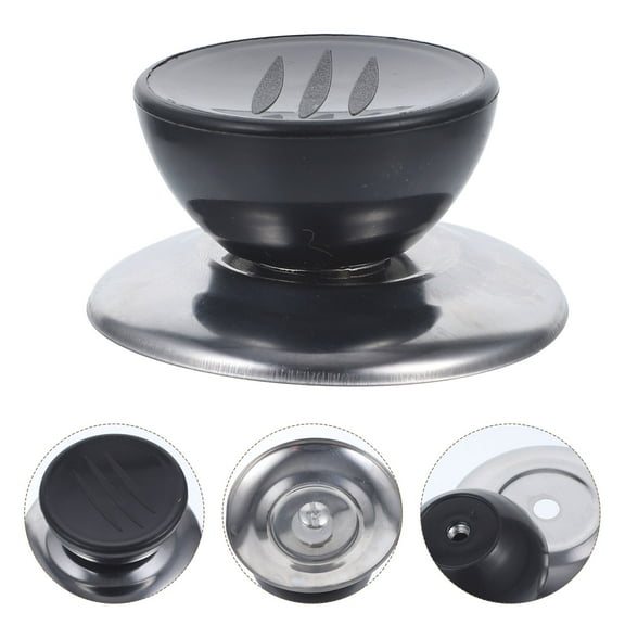 MUSEYA 20Pack Cookware Lid Handle Black PP Heat Resistant Ergonomic Design for Cookers Kitchen Use