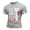 Light Gray, variant on Men's USA 250th Anniversary Shirt 1776-2026 Patriotic American Flag 250 Years Graphic T-Shirt