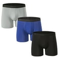 thumbnail image 7 of Alpine Swiss Mens Boxer Briefs 3 Pack Underwear Breathable Comfortable Trunks, 7 of 7