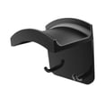 thumbnail image 3 of Soporte para auriculares con doble gancho de montaje en pared, organizador multifuncional, práctico Negro, 3 of 9