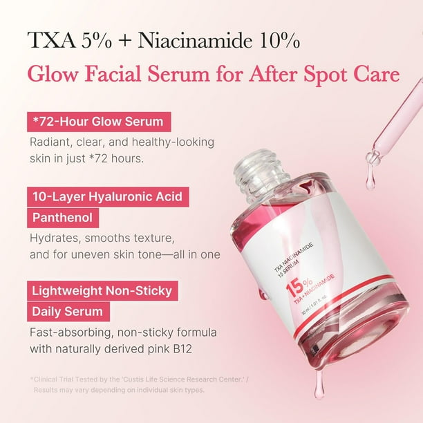 medicube TXA+Niacinamide 15% Glow Facial Serum for After