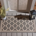 thumbnail image 2 of Safavieh Courtyard Amy Geometric Indoor/Outdoor Area Rug, Gray/Beige, 2'7" x 5', 2 of 9