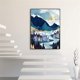 thumbnail image 4 of Kit de pintura de diamantes, kits de arte de diamantes para adultos, pintura abstracta con diamantes redondos para regalo, decoración de pared (12 x 16) (Mountain Sunrise), 4 of 5