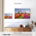 thumbnail image 4 of Elephant Stock Netherlands Tulips And Windmills Wall Art - Horizontal Canvas Wall Art - Living Room Wall Decor - Nature Canvas - Gold And Beige Decor - 24" x 16", 4 of 8