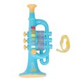 thumbnail image 2 of Jouet Corne d'Instrument Simulation Design Effet d'Éclairage Dynamique Jouet Corne d'Instrument de Musique Cadeau avec Lanière pour Plus de 3 Ans, 2 of 7