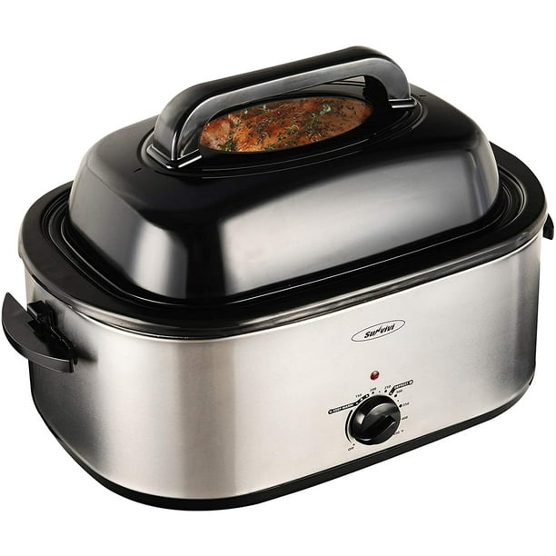22 Quart Roaster Oven with SelfBasting Lid, Turkey Roaster Oven with