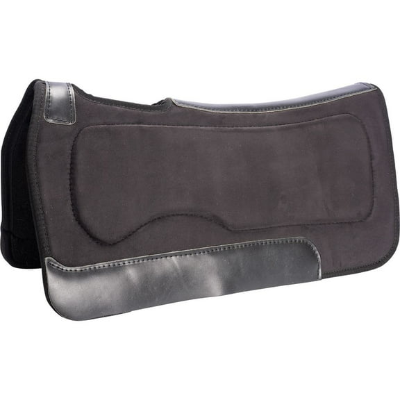 Dura-Tech Non-Slip Contoured Western Horse Saddle Pad | Color Black