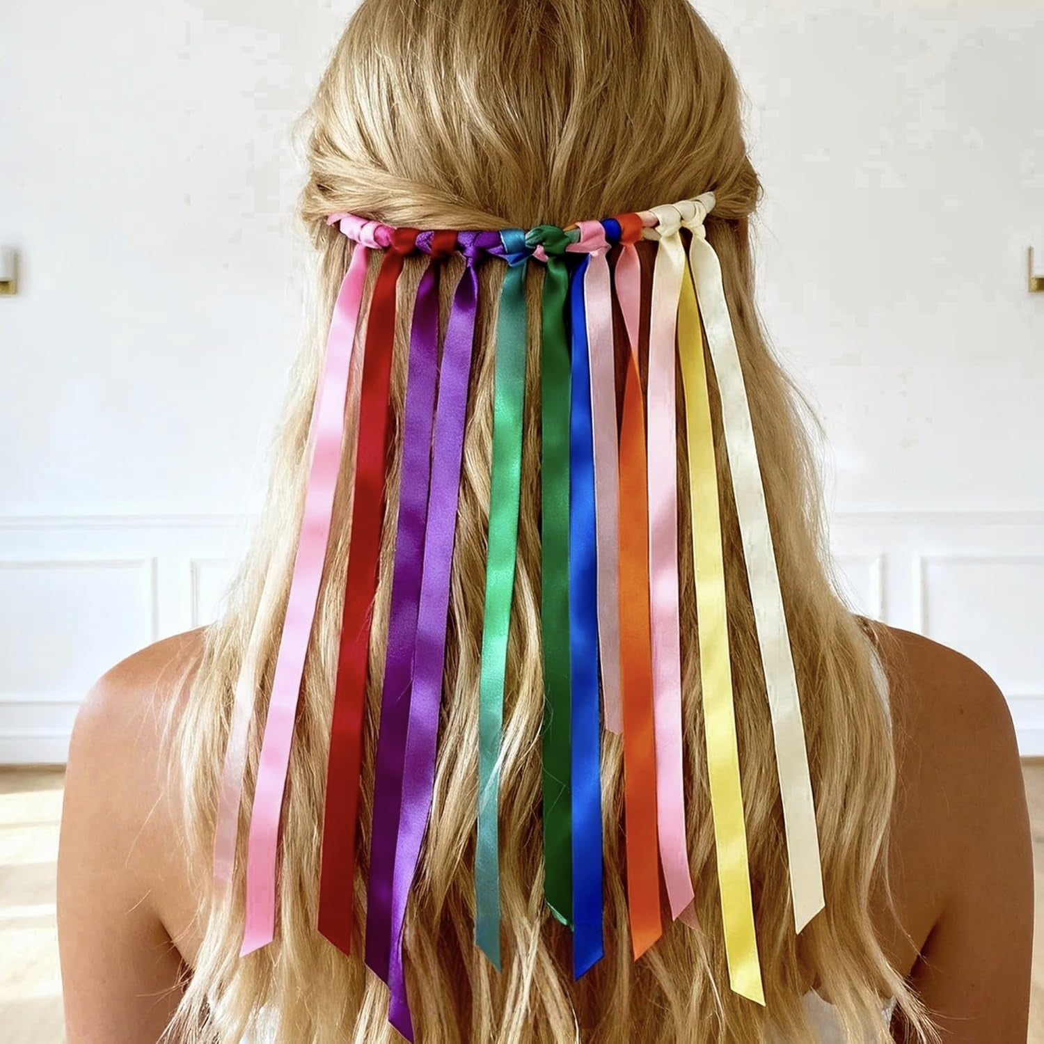 WLGJL 20 Colors 480 Yard Total, 0.4Inch x 24yds  Each Rainbow Ribbon for Gift Wrapping, Crafts, Hair Bows Making, Party Decoration, Sewing, Floral Bouquets, Christmas