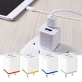 thumbnail image 2 of Ee. Uu. Enchufe 3.1A Universal 2 Puertos Usb Cargador De Pared Adaptador De Viaje Para Iphone Samsung Ipad Inevent HA026135-02, 2 of 6