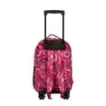 "Rockland 17"" Travel Rolling Backpack with Large Carry Handle, Double