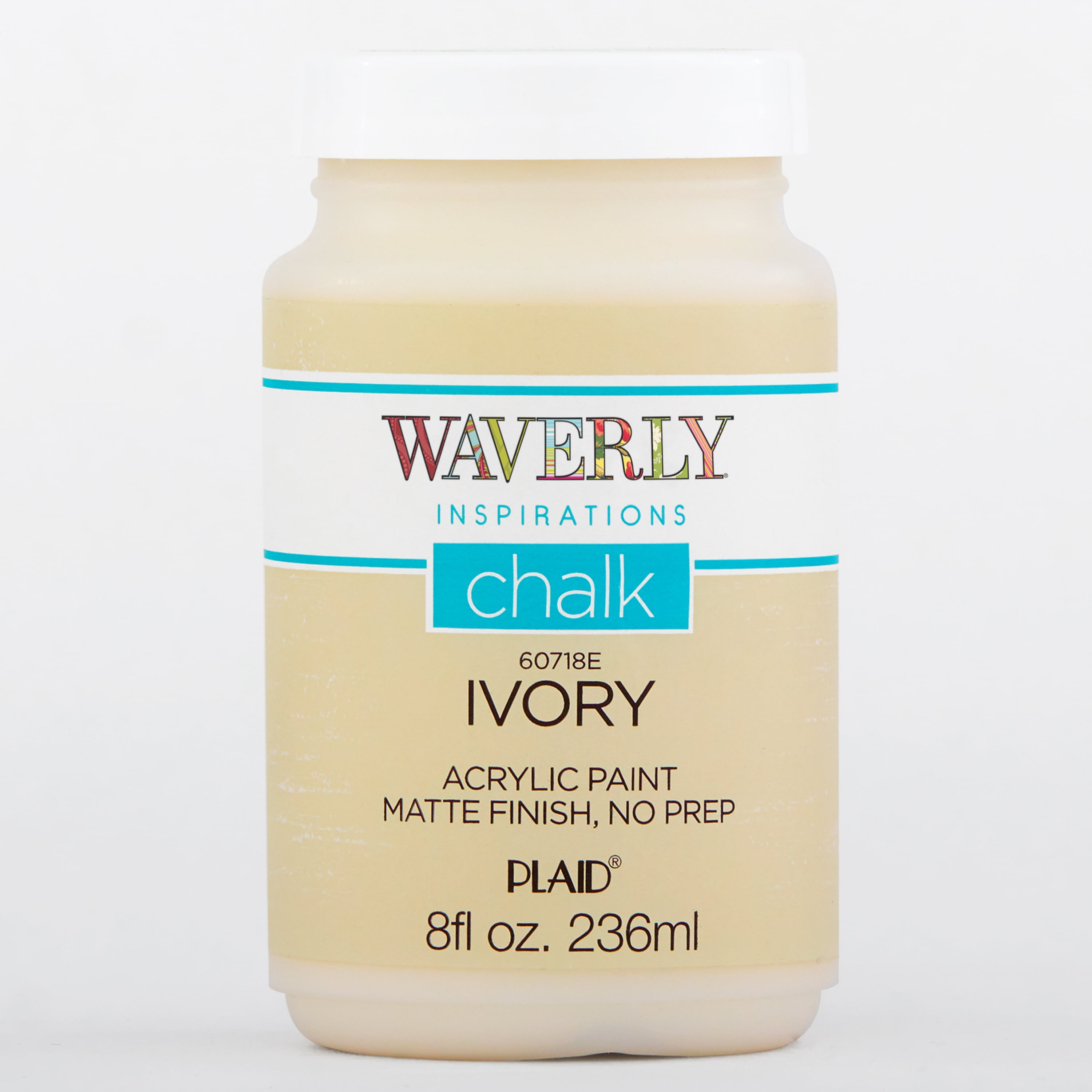 Waverly Inspirations 60718E Chalk Paint, Ultra Matte Finish, Ivory, 8