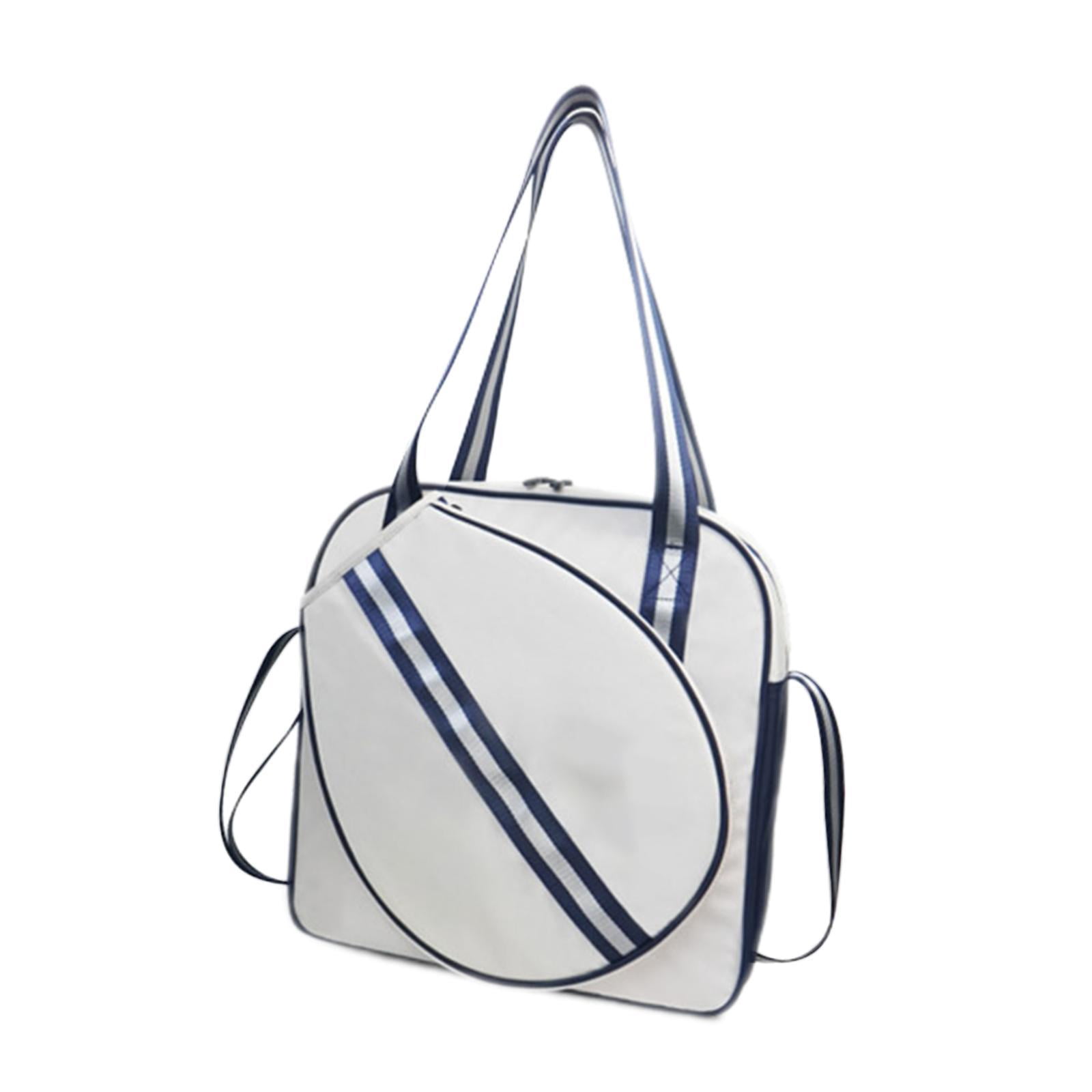 Baoblaze Tennis Bag Adjustable Shoulder Strap Storage Bag Women Men Tennis Racket Bag