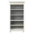 thumbnail image 2 of Pemberly Row Open Wood Bookcase Storage Cabinet Office Shelves White, 2 of 5
