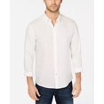 thumbnail image 2 of Michael Kors WHITE Linen Classic Fit Button-Down Shirt, US X-Large, 2 of 12