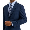 thumbnail image 3 of Nautica Mens Modern fit 2 Piece Suit 48 L / 42 Waist Blue Plaid Stretch, 3 of 6