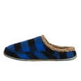 thumbnail image 3 of DEER STAGS Mens Blue Plaid Shock Absorption Comfort Slipperooz Round Toe Platform Slip On Slippers Shoes 11 M, 3 of 9