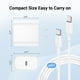 thumbnail image 5 of Cargador Essri USB C de 20 W de carga rápida para iPhone 14, 13, 12, 11, 5 of 8