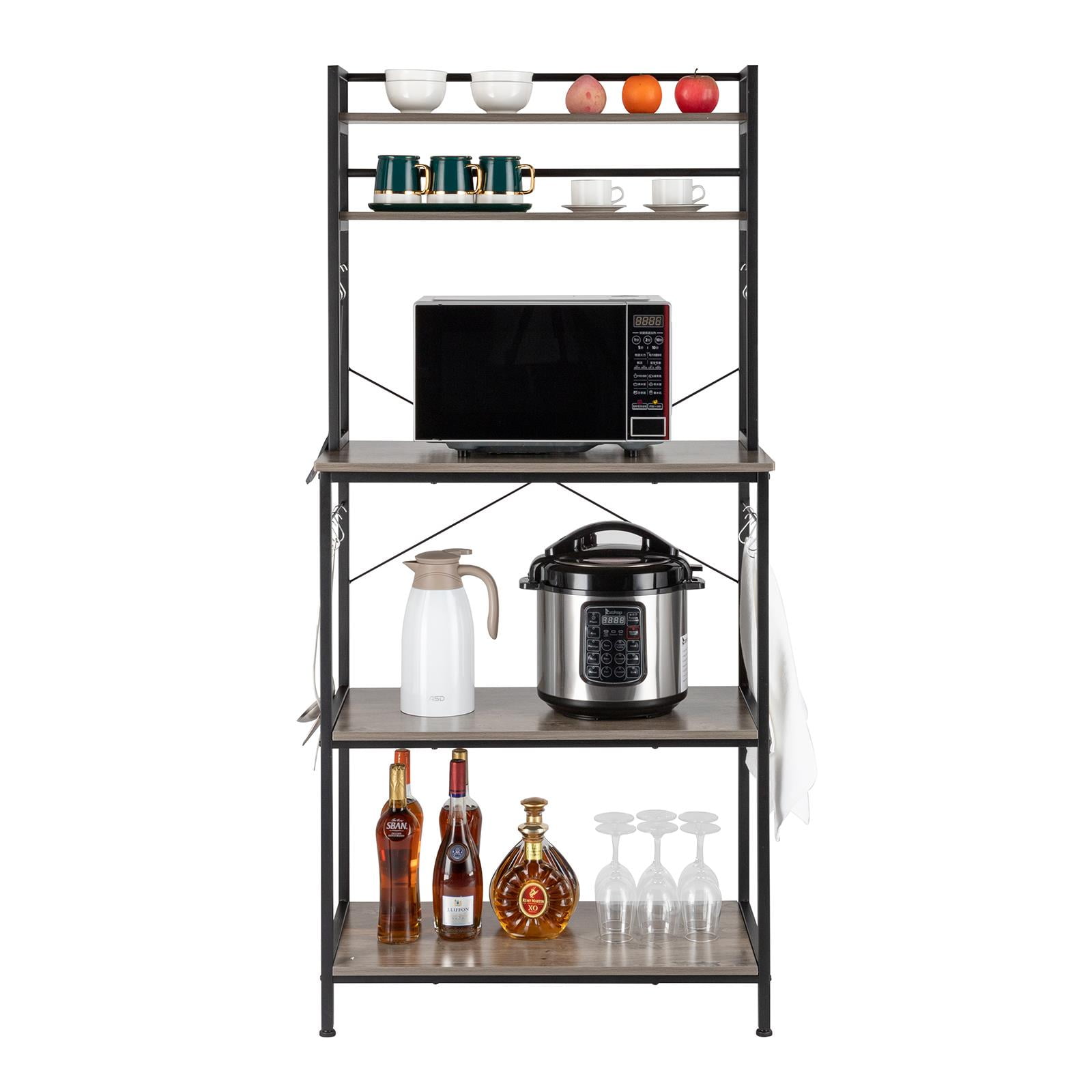 Winado 5Tier Bakers Rack Kitchen Storage Shelving Unit Free Standing