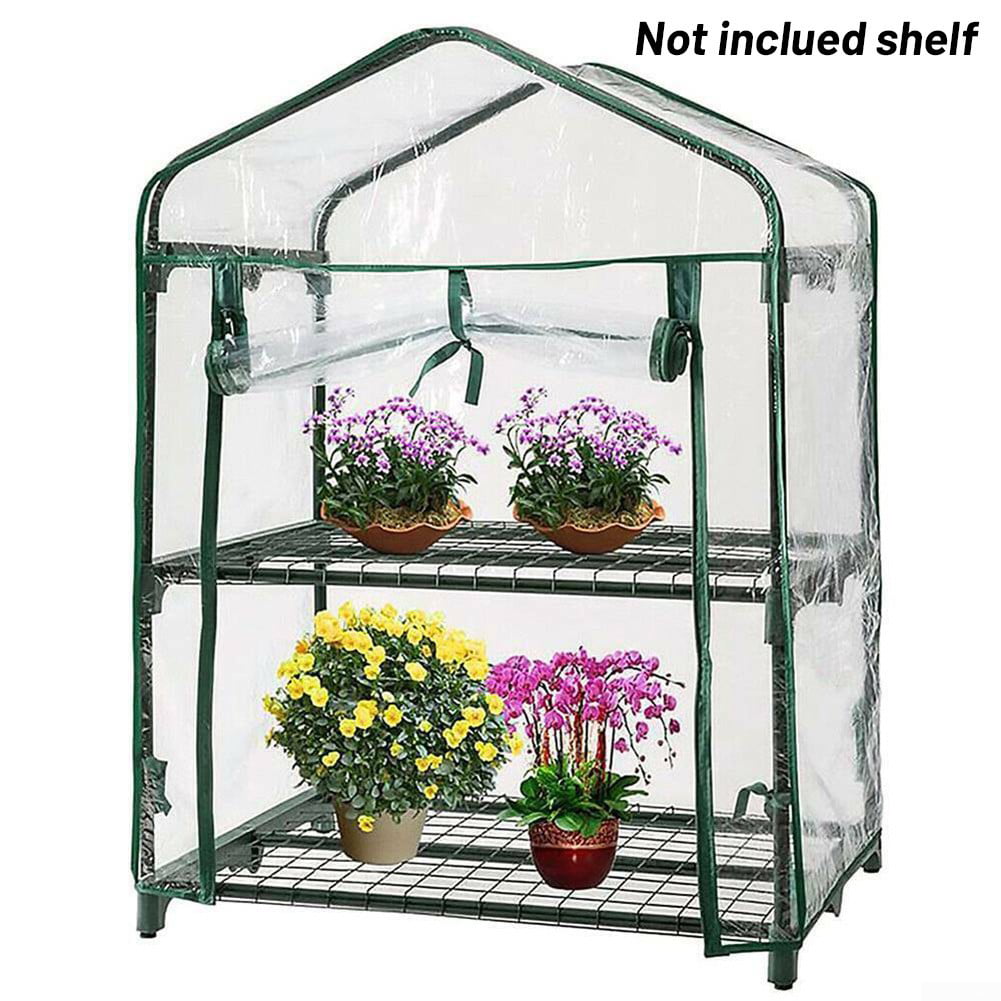 2-5 Tier Mini Greenhouse Portable Garden Plants Green House For Indoor Outdoor 