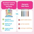 thumbnail image 5 of OOLY Yummy Yummy Scented Glitter Gel Pens for Kids, 12 Scented Glitter Pens, 5 of 7