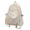 White, variant on Travel Backpack Lightweight Nylon Middle Capacity,Water-Resistant with Adjustable Strap,for Unisex,for Daily School Travel Use