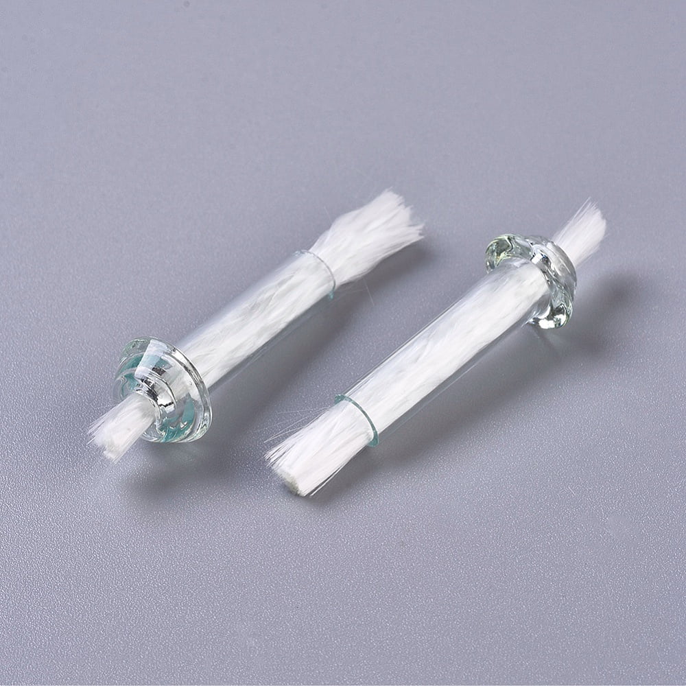 2 Replacement Glass Wick Holders Glass Wick Tube Oil Candle Wicks Oil Candle  Wick Tubes FF19 