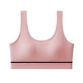 thumbnail image 2 of Antinious Ladies Basic Ribbed Strap Breathable Versatile Layer Inner Bra, 2 of 3