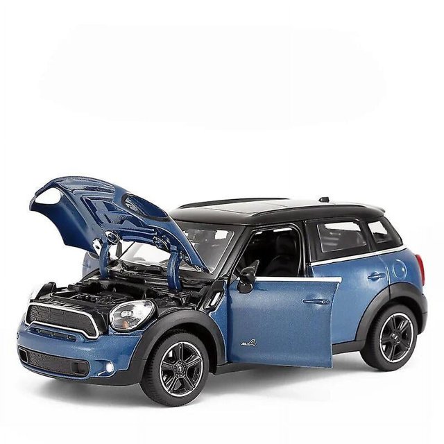 Mini Coopers Countryman rojo azul Suv alto simulador aleación Diecast Metal modelo coche vehículos extraíbles F107