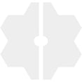 thumbnail image 2 of Ekena Millwork CMP18DY2-04000 18 in. OD x 4 in. ID Square Daisy Architectural Grade PVC Contemporary Ceiling Medallion - 2 Piece, 2 of 3