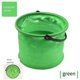 thumbnail image 4 of Green Folding Bucket, Foldable Portable Fishing Bucket, Art Color Bucket, Pen Washer, 4 of 5