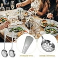 thumbnail image 6 of 3Pcs Stainless Steel Slotted Spoons Daily Use Serving Utensils, Household Serving Spoons, 6 of 6