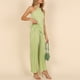 thumbnail image 4 of Traje De Salón De 2 Piezas Traje de salón de 2 piezas para mujer Conjunto elegante de 2 piezas a juego Ropa de uso diario simple y cómoda Cgtredaw Verde M para Mujer, 4 of 6