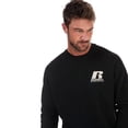 thumbnail image 4 of Men's Russell Athletic Crew Neck Sweatshirt in Black, 4 of 5