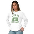 thumbnail image 4 of Let's Go Get Lost Bigfoot Legend Myth Long Sleeve TShirt Men Women Brisco Brands X, 4 of 6