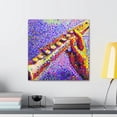thumbnail image 3 of Flute in Pointillism - Canvas, 3 of 10