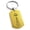 Gold, variant on Stainless Steel Sacred Lotus Unalome Engraved Dog Tag Keychain Keyring