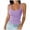 Purple, variant on LILIYA Women's Racerback Tank Tops Quality Plain Color Womens Summer Tank Tops Adjustable Fitted V Neck Sleeveless Camisole Vest Casual Basic Cami Shirts